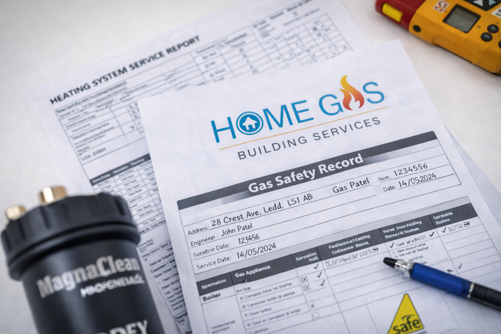 gas servicing record