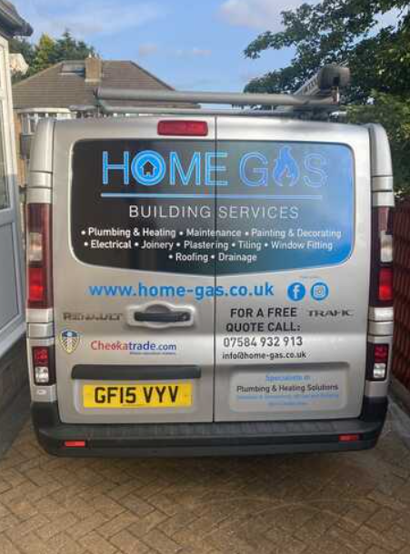 Home Gas in Leeds, one our sign written vans